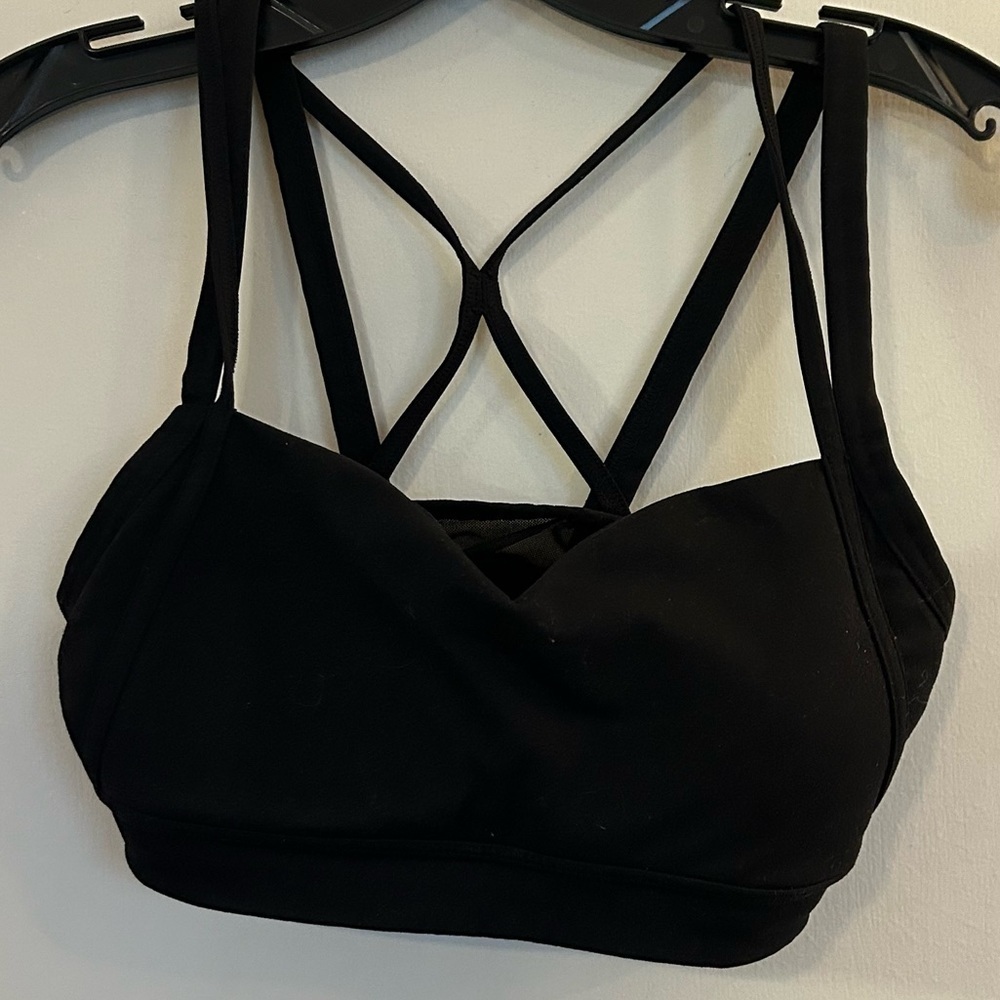 Zella small black, strappy , sports bra